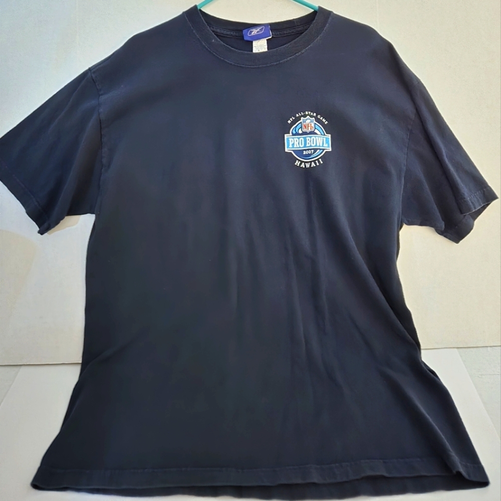 Reebok 2007 Pro Bowl Hawaii Men's Navy Blue T-Shirt Sz XL